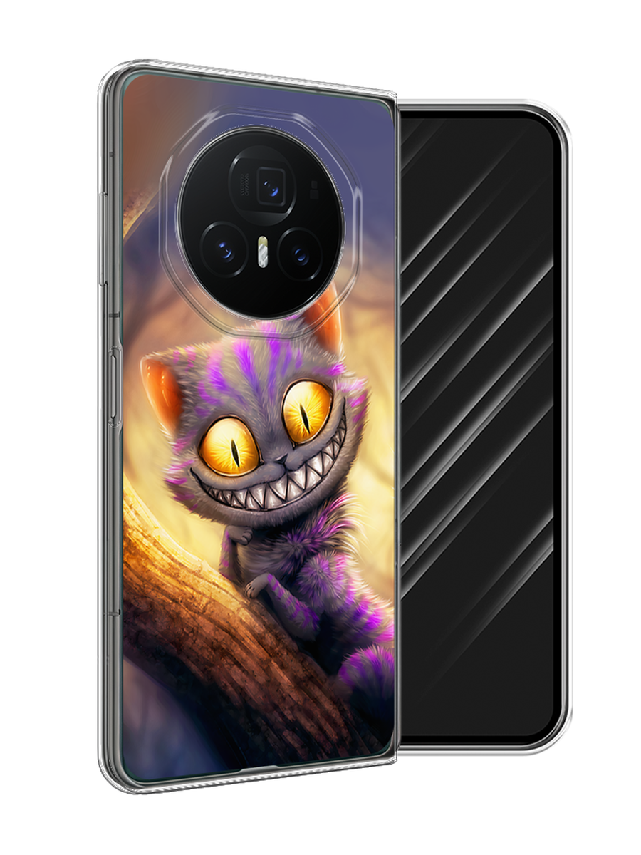 

Чехол Awog на Honor Magic V3 "Cheshire Cat", Фиолетовый;желтый, 6125050-1