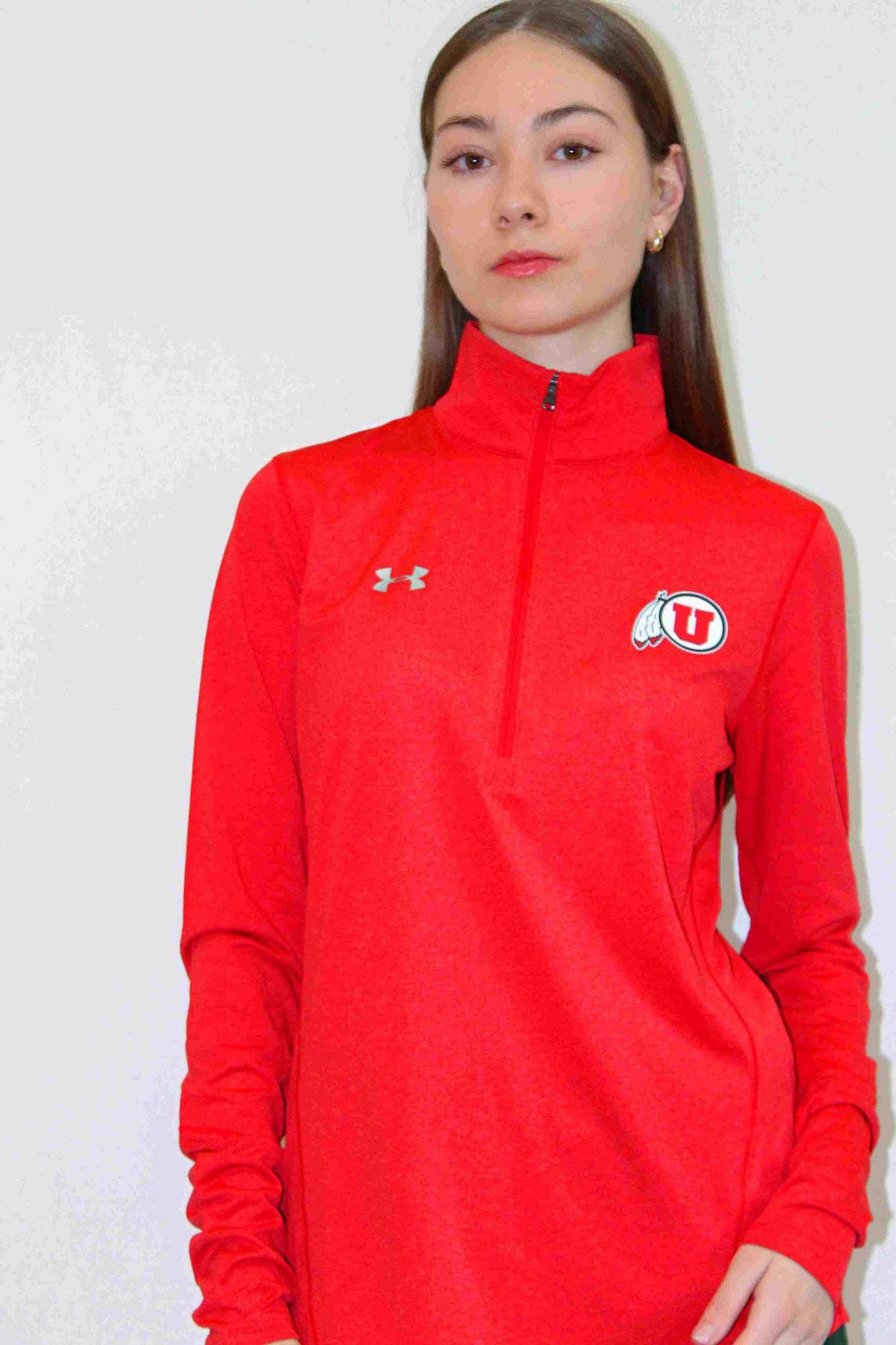 

Лонгслив женский Under Armour U красный S-M, U