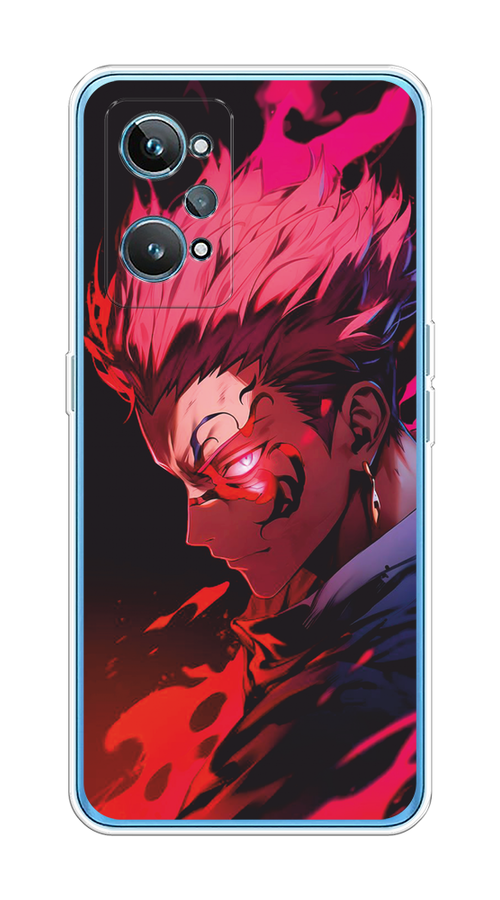 

Чехол Awog на Realme GT 2 "Взгляд Сукуны", Розовый;красный;черный, 258550-1
