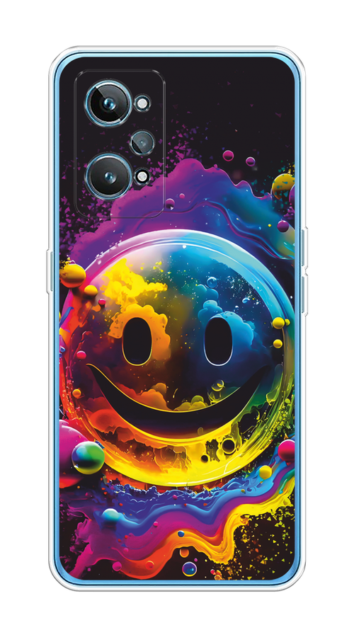 

Чехол Awog на Realme GT 2 "Кислотный смайл", Фиолетовый;желтый;синий, 258550-1