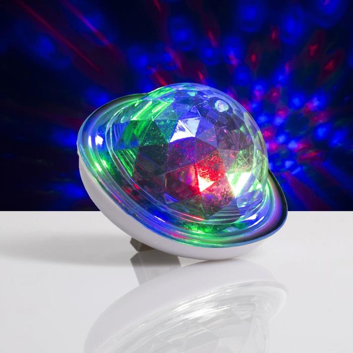 

Световой прибор Мини НЛО свечение RGB 5 В