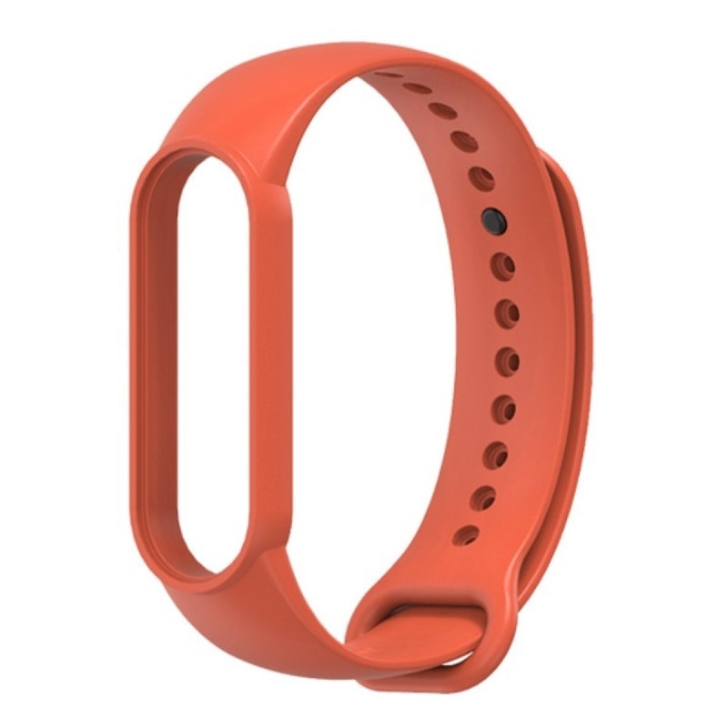 

Силиконовый ремешок Mijobs для Xiaomi Mi Band 5 / Mi Band 5 NFC (красно-оранжевый)