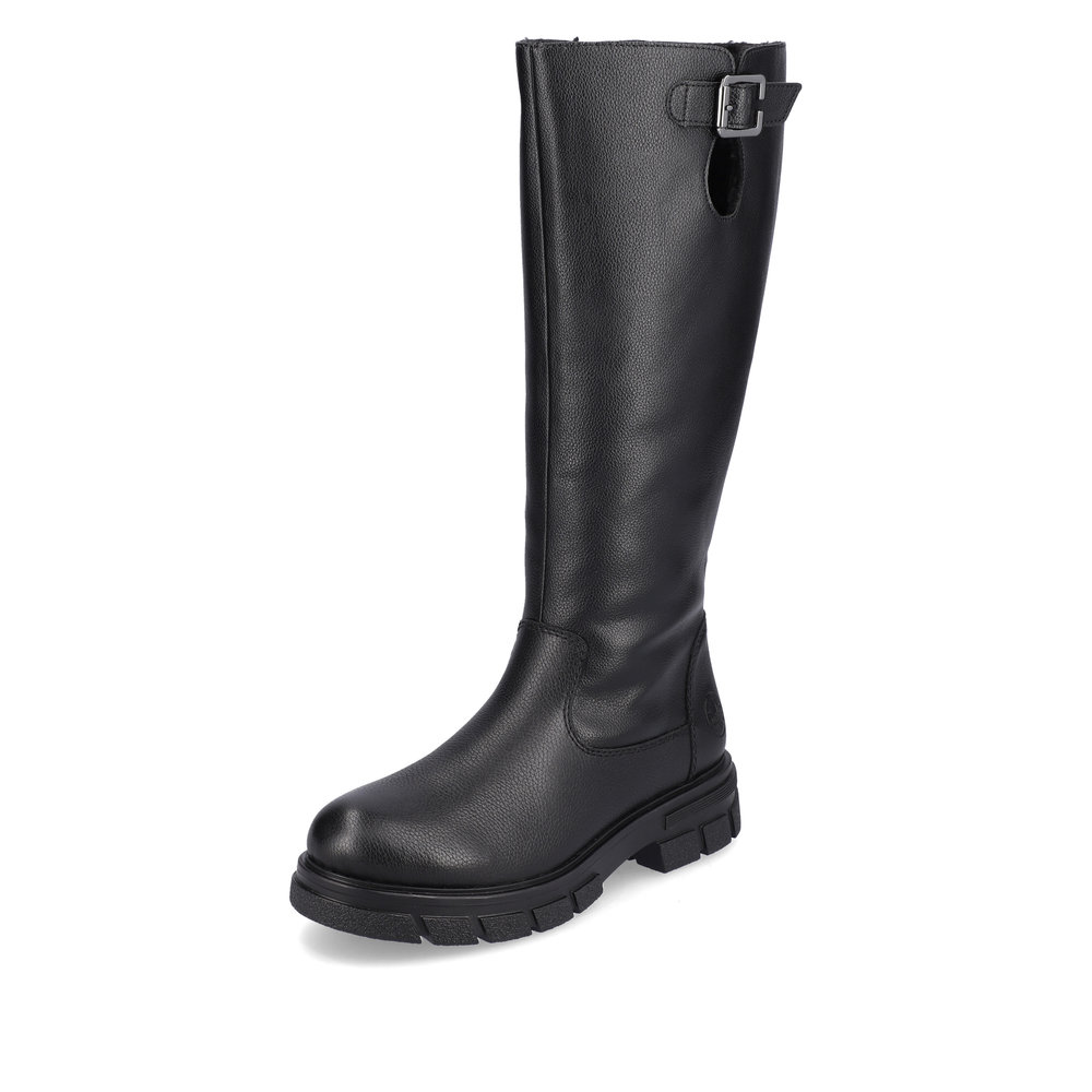 Сапоги женские Rieker Z9161-00 черные 40 RU 8726₽