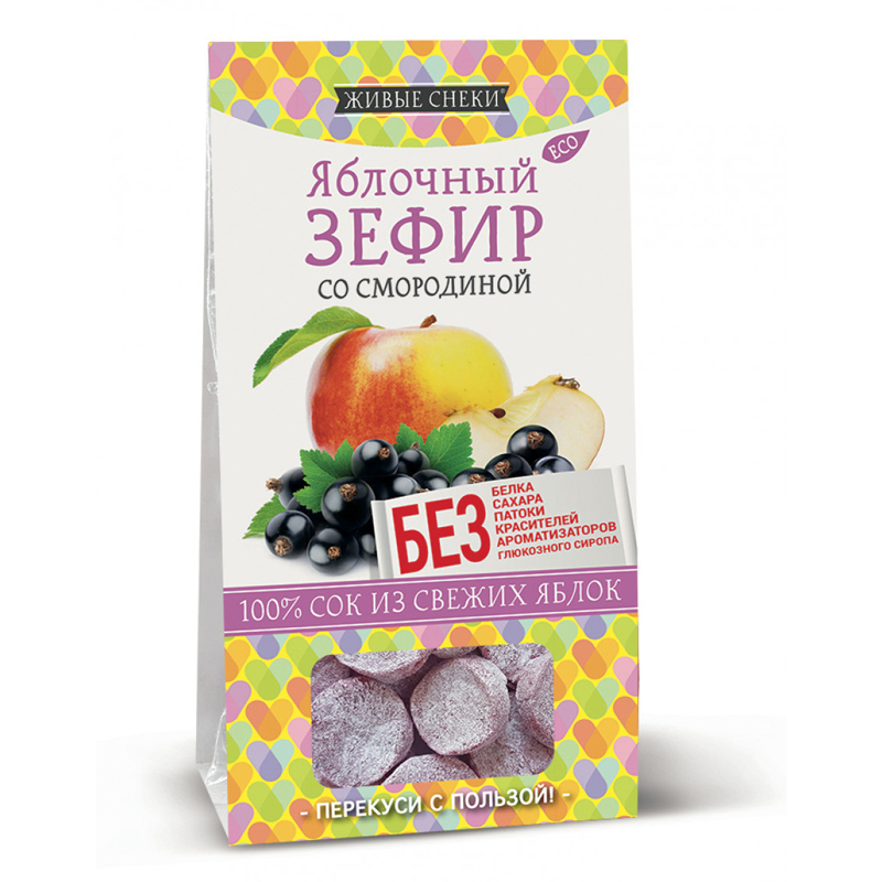 

Зефир Яблочный "со Смородиной" 60г