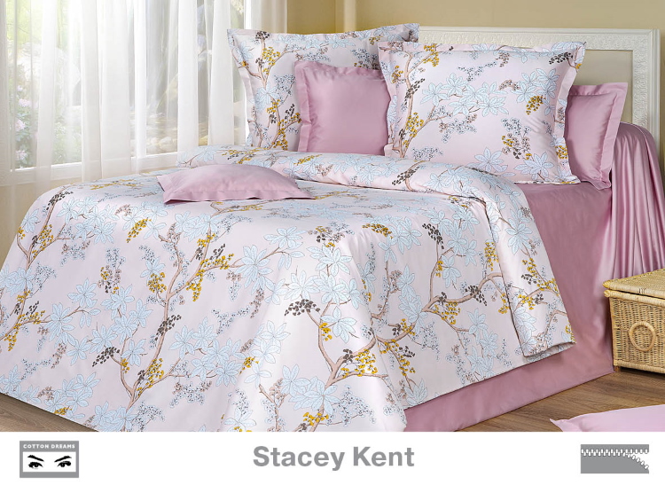 

Постельное белье CottonDreams, Stacey Kent, 1,5-спальное, наволочки 70x70, мако-сатин, 161587-Stacey-Kent