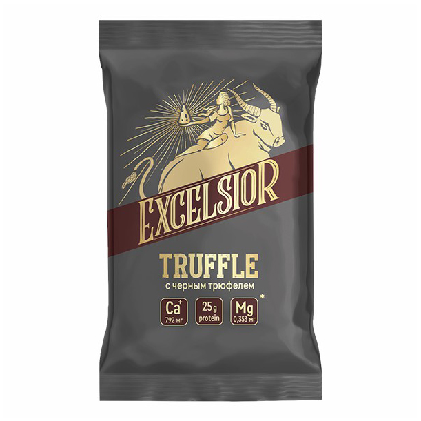 Сыр мягкий Excelsior Truffle с черным трюфелем 45% БЗМЖ 180 г