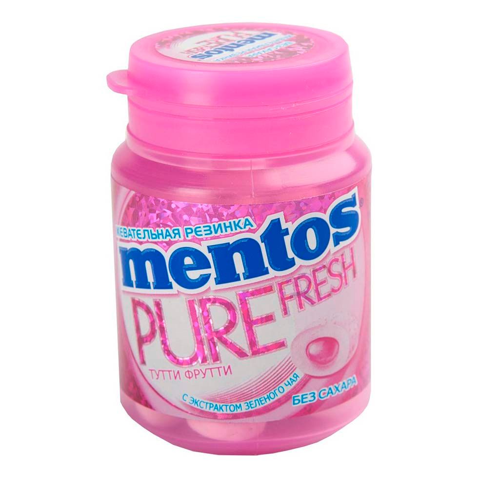 Жевательная резинка Mentos Pure Fresh Тутти Фрутти 36 шт 54 г