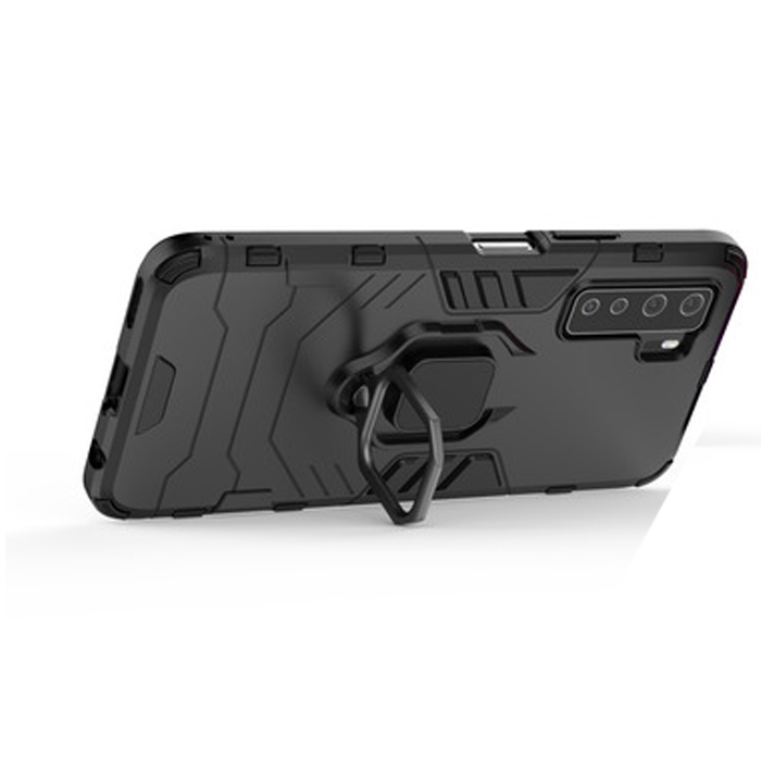 фото Противоударный чехол panther case для honor 30s/huawei p40 lite 5g/nova 7 se (черный) black panther