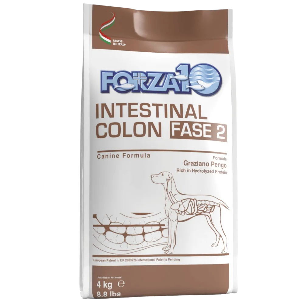 Сухой корм для собак Forza10 Intestinal Intestinal Colitis fase II sacco рыба, 4кг