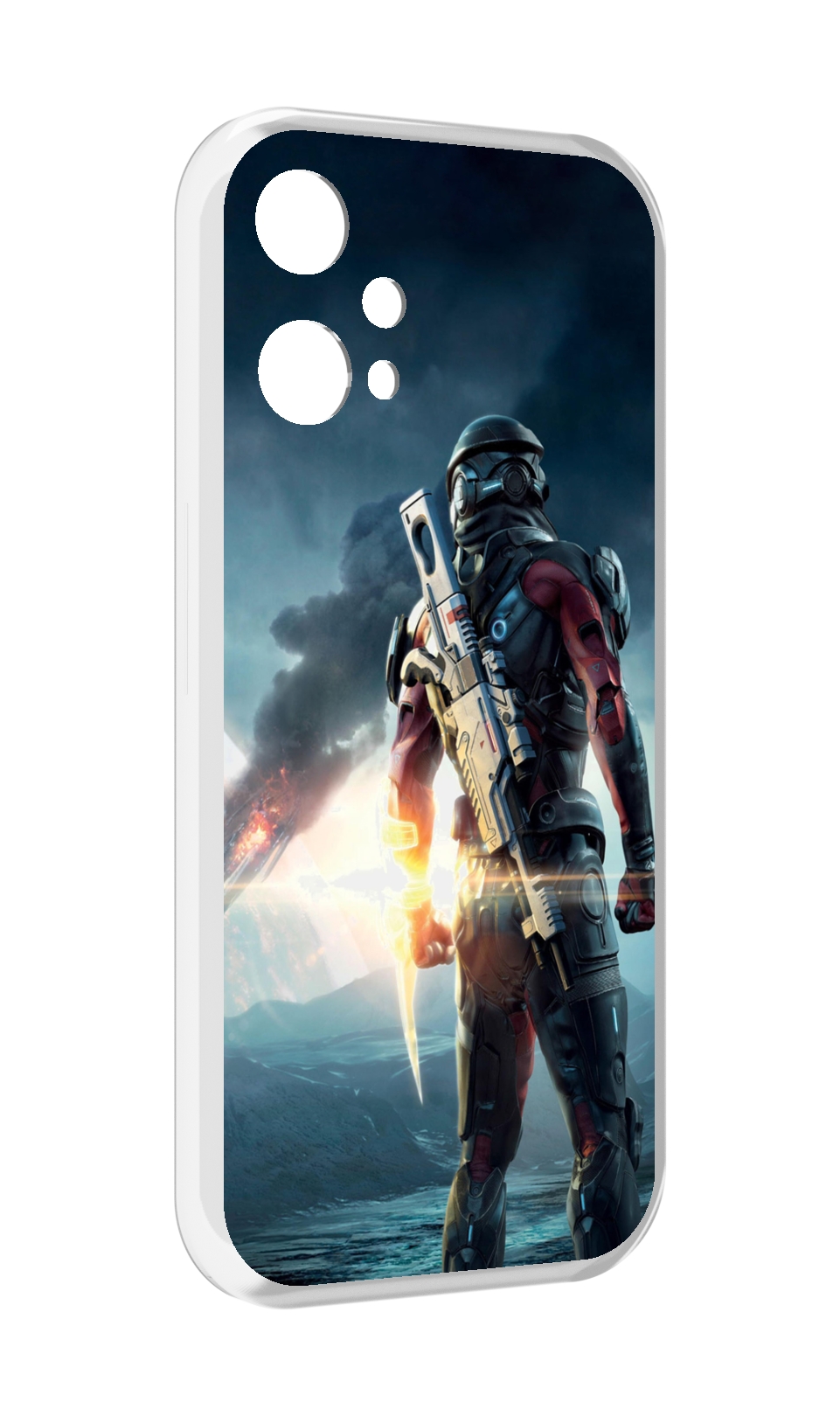

Чехол MyPads Mass Effect Andromeda Ryder для OnePlus Nord CE 2 Lite 5G, Прозрачный, Tocco