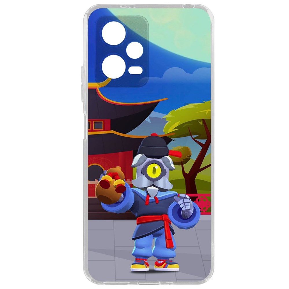 

Чехол-накладка Brawl Stars-Великий Мастер Барли для Xiaomi Poco X5, Прозрачный