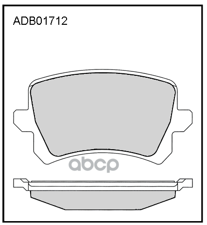

Тормозные колодки ALLIED NIPPON дисковые задние ADB01712