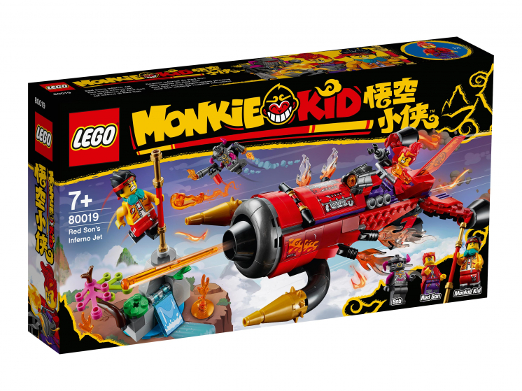 Конструктор LEGO Monkie Kid Бешеный турболёт Ред Сана, 80019 заточение сказ о бешеном псе