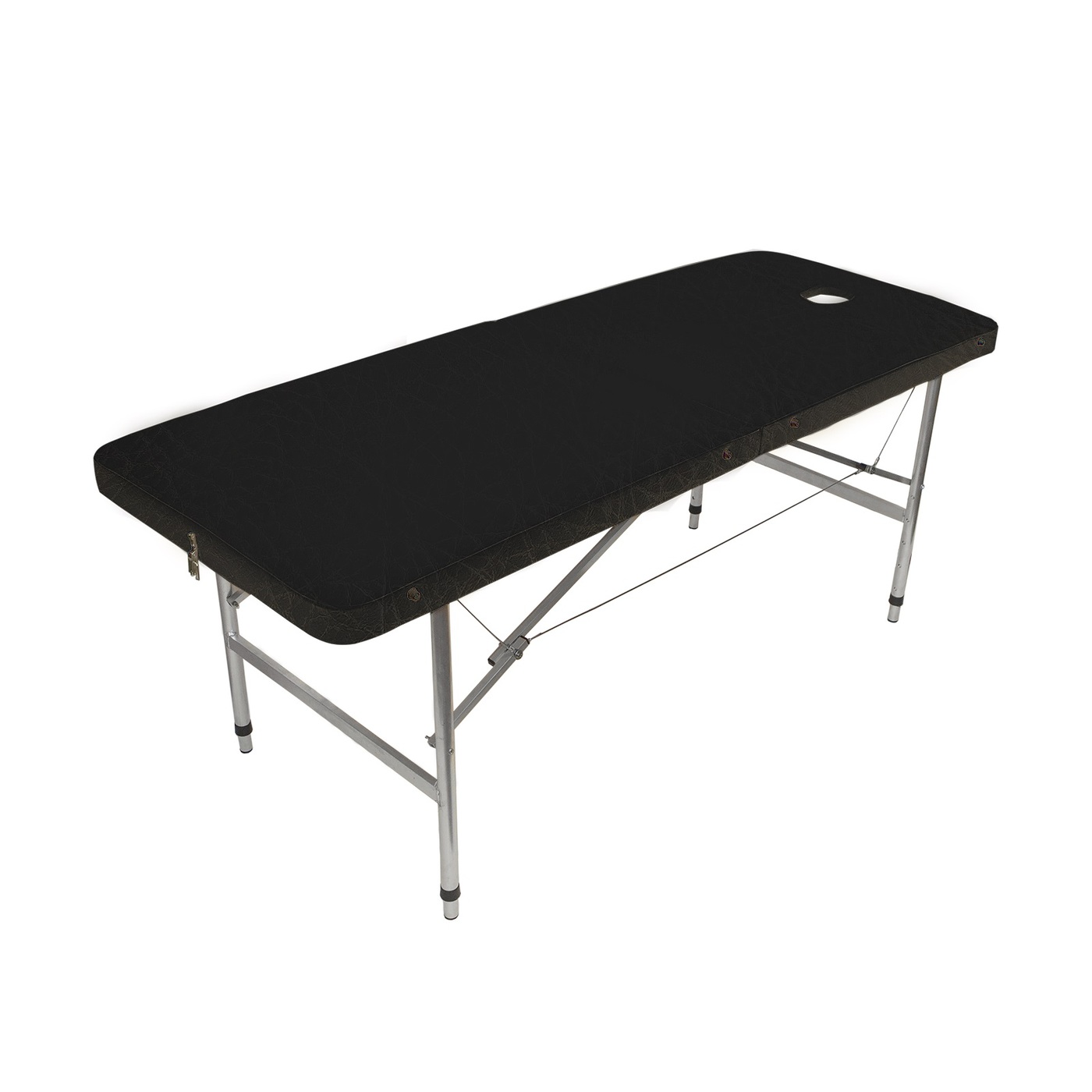 Массажный стол Your Stol регулировка от 70 до 87 см,складной 180х60, черный