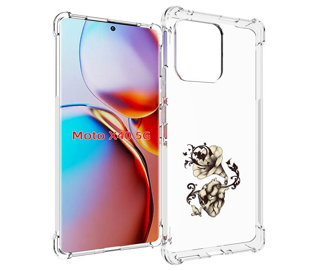 

Чехол MyPads Граммофон для Motorola Moto X40, Прозрачный, Tocco