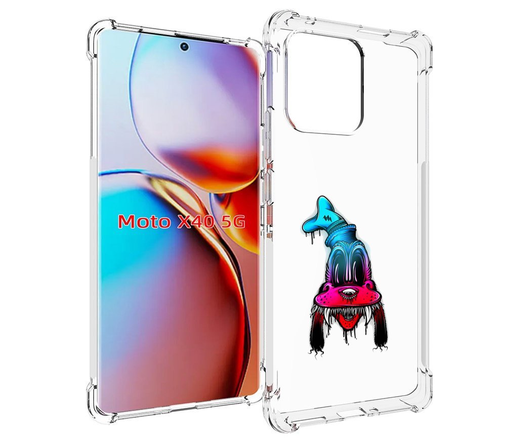 

Чехол MyPads Гуффи для Motorola Moto X40, Прозрачный, Tocco