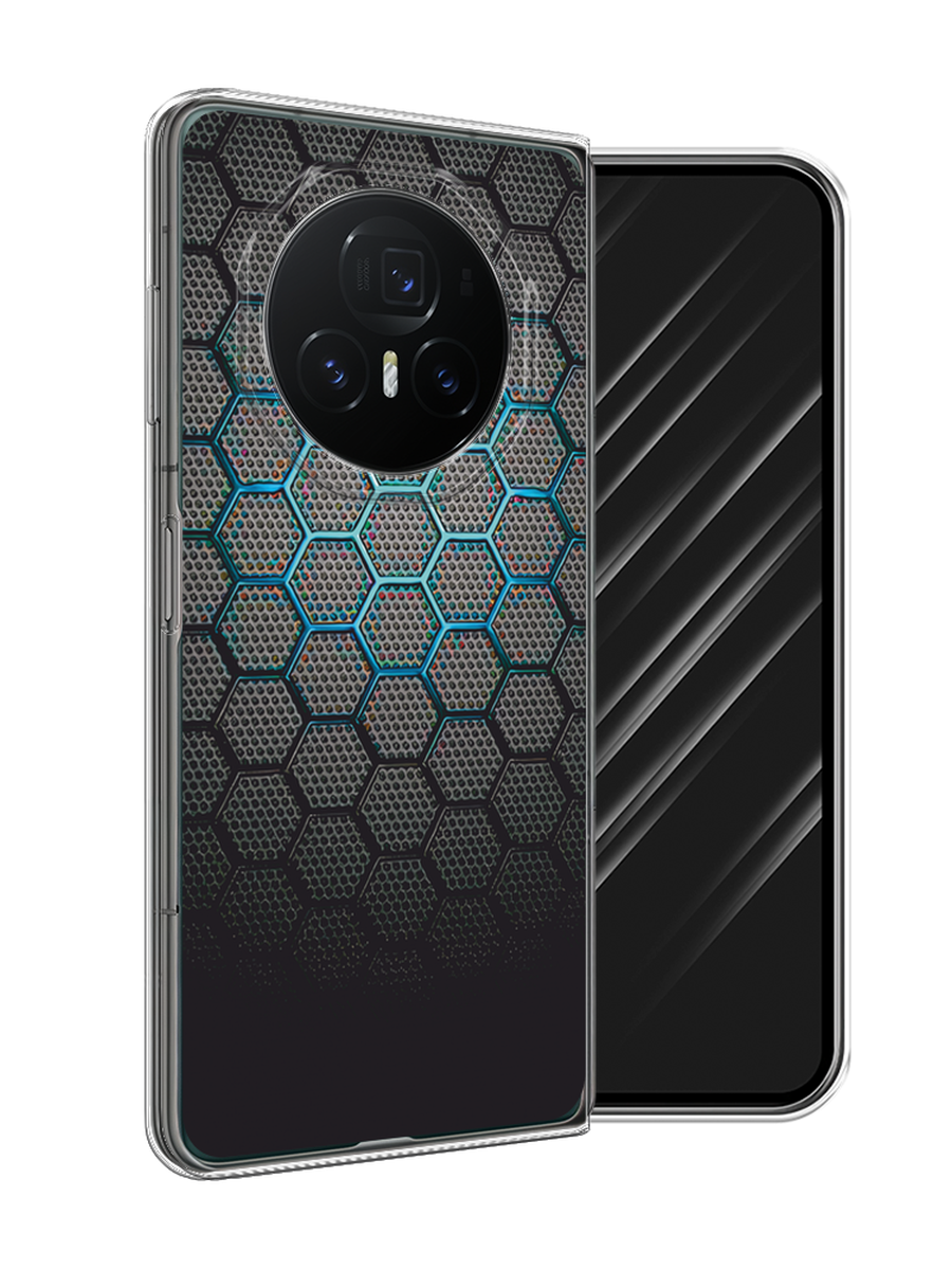 

Чехол Awog на Honor Magic V3 "Бирюзовые соты", Бирюзовый;синий;черный, 6125050-1