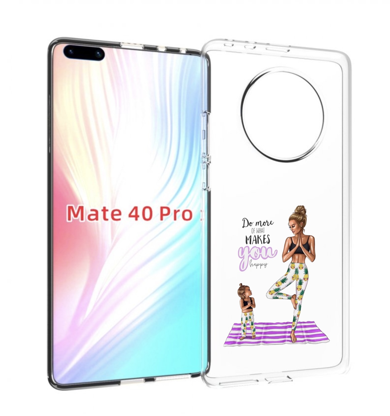 

Чехол MyPads Девочки-в-ананасах для Huawei Mate 40 Pro (NOH-NX9), Прозрачный, Tocco