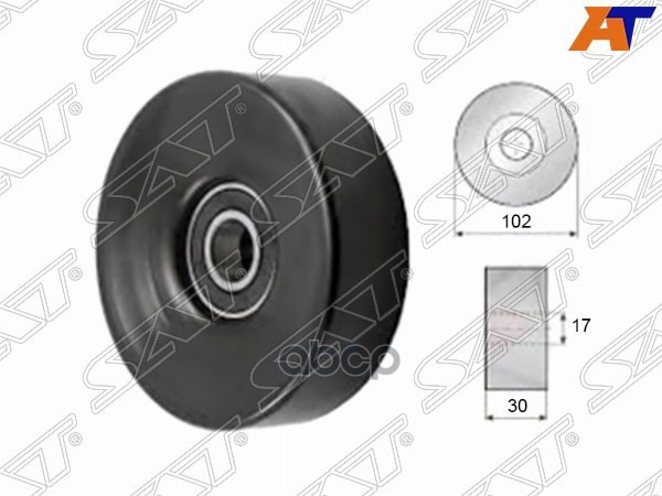 

Ролик Натяжителя Приводного Ремня Toyota 1uz/2uz/3uz 97- Sat арт. ST-16603-0W010