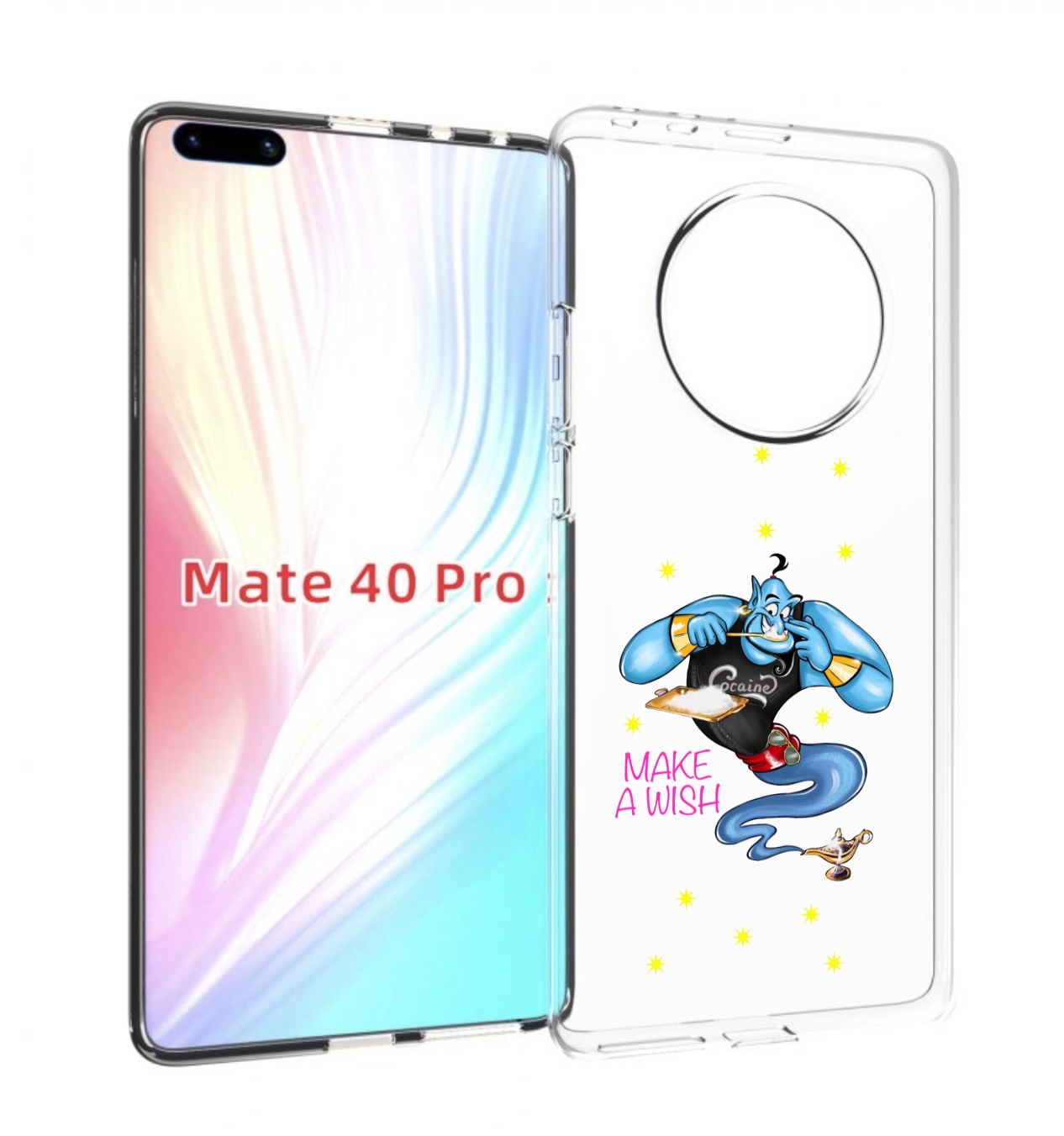 

Чехол MyPads Делай-магию для Huawei Mate 40 Pro (NOH-NX9), Прозрачный, Tocco