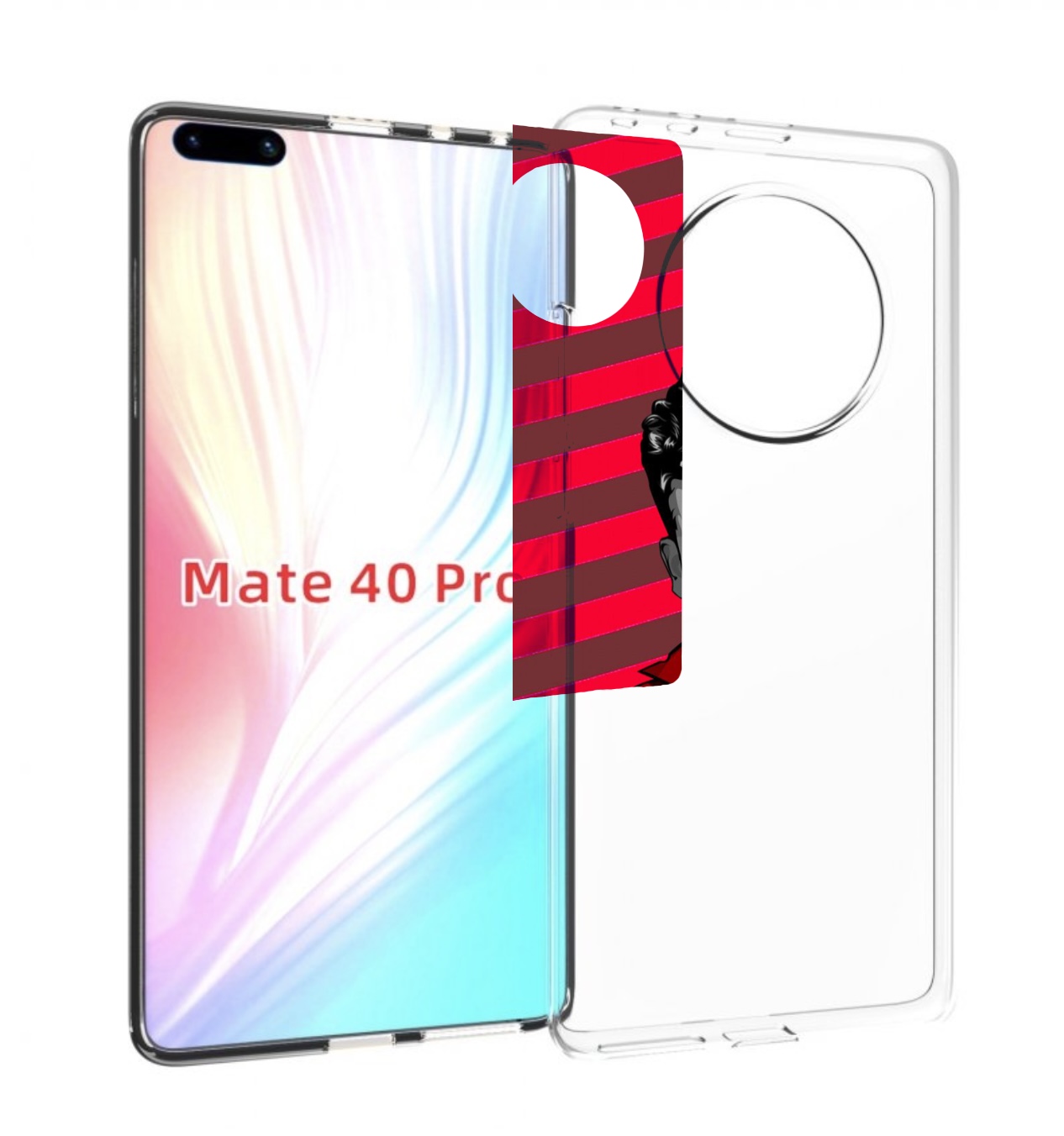 

Чехол MyPads Денвер-бумажный-дом для Huawei Mate 40 Pro (NOH-NX9), Прозрачный, Tocco