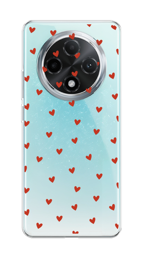 

Чехол на Oppo A3 Pro 5G "Red hearts", Красный;прозрачный, 2517950-1