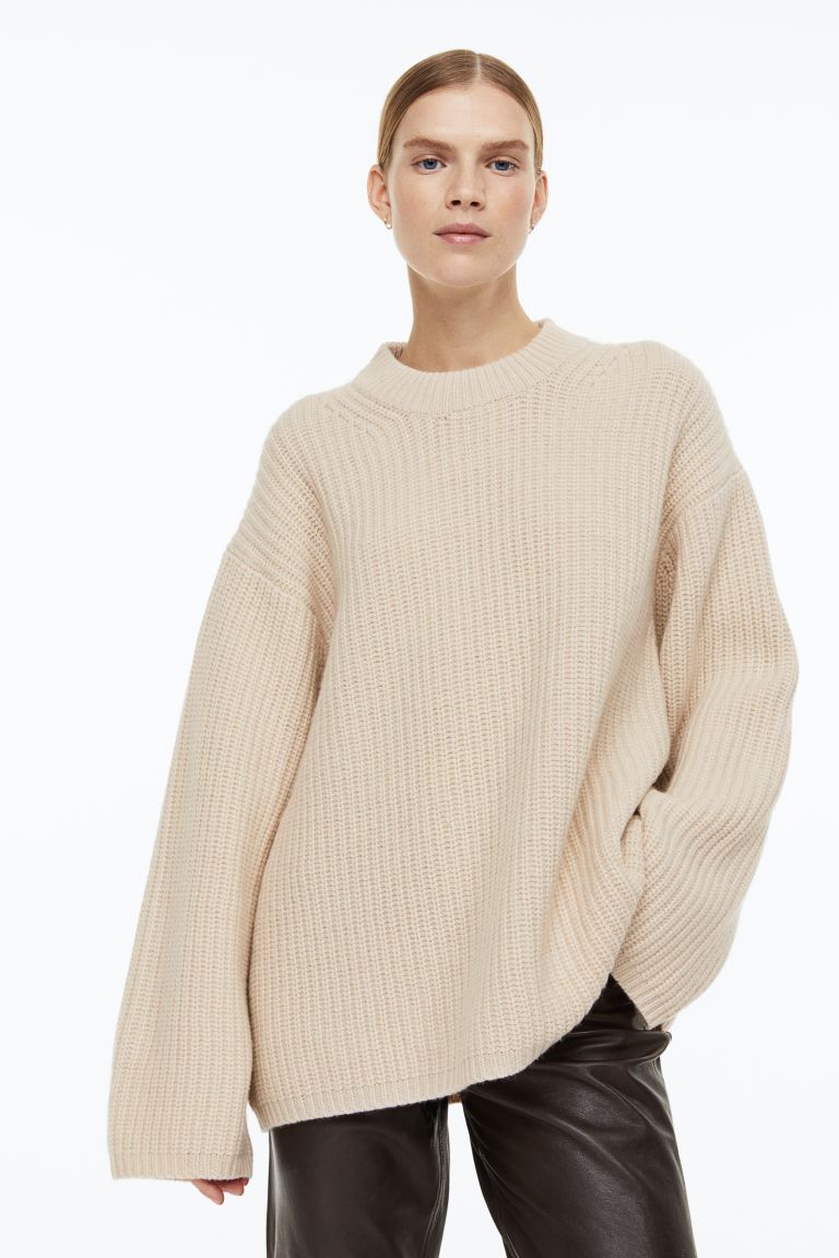 

Джемпер женский H&M 1106552001 бежевый L (доставка из-за рубежа), 1106552001