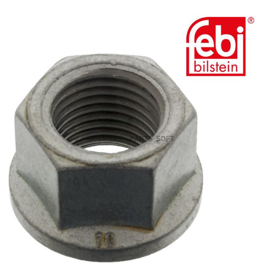 

3182F_Гайка Колесная M20X2 Sw27 H=21 Daf Febi 03182, Черный