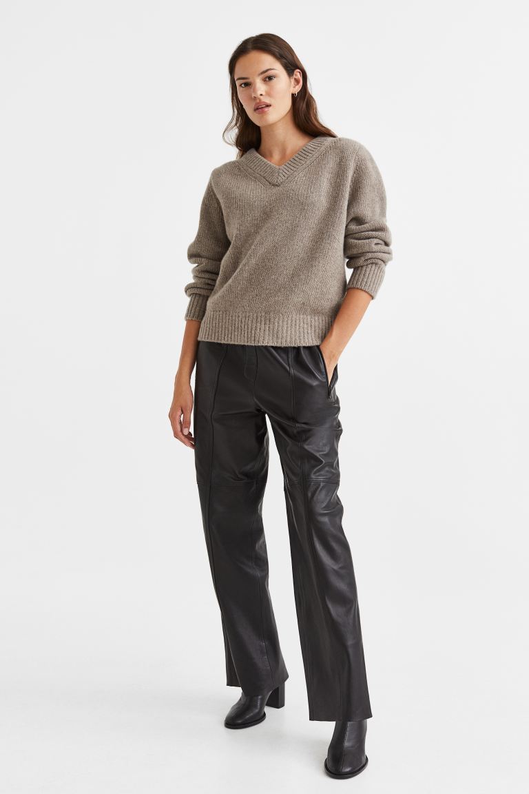 

Пуловер женский H&M 1106566001 бежевый L (доставка из-за рубежа), 1106566001