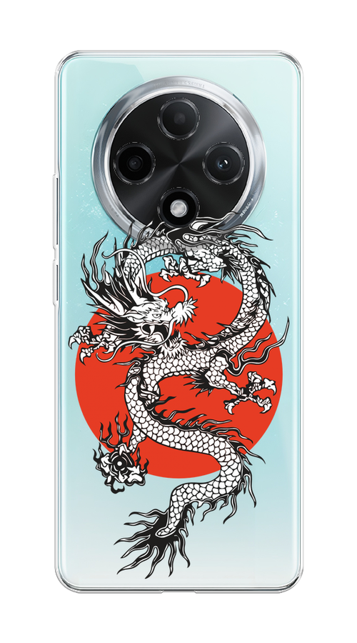 

Чехол на Oppo A3 Pro 5G "Восходящий дракон", Белый;черный;красный, 2517950-1