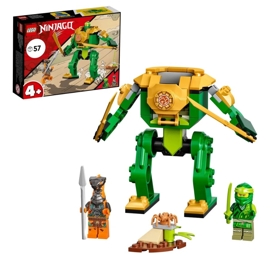 Конструктор LEGO Ninjago 71757 Робот-ниндзя Ллойда, 57 деталей