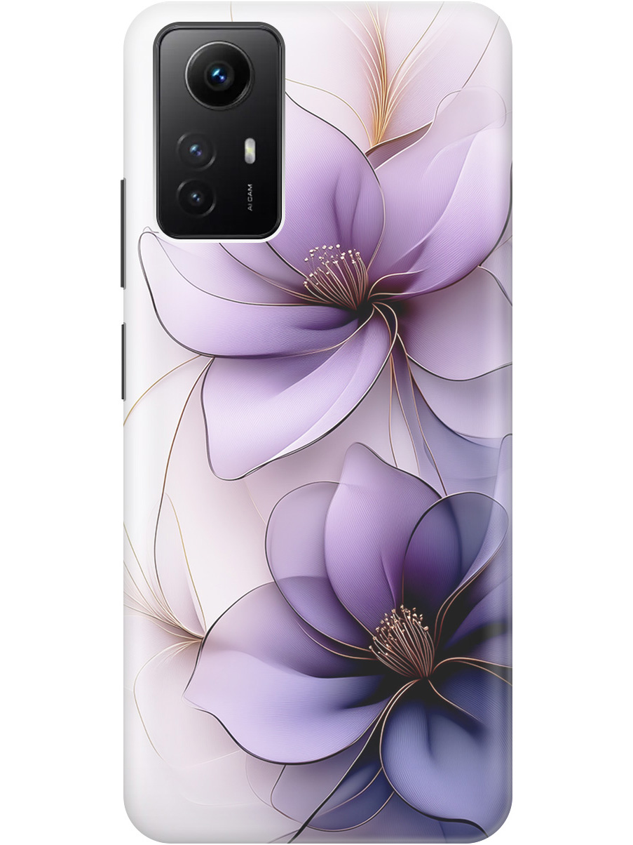 

Силиконовый чехол на Xiaomi Redmi Note 12s с принтом "Сиреневые цветы", Прозрачный;белый;серый;фиолетовый, 778676921