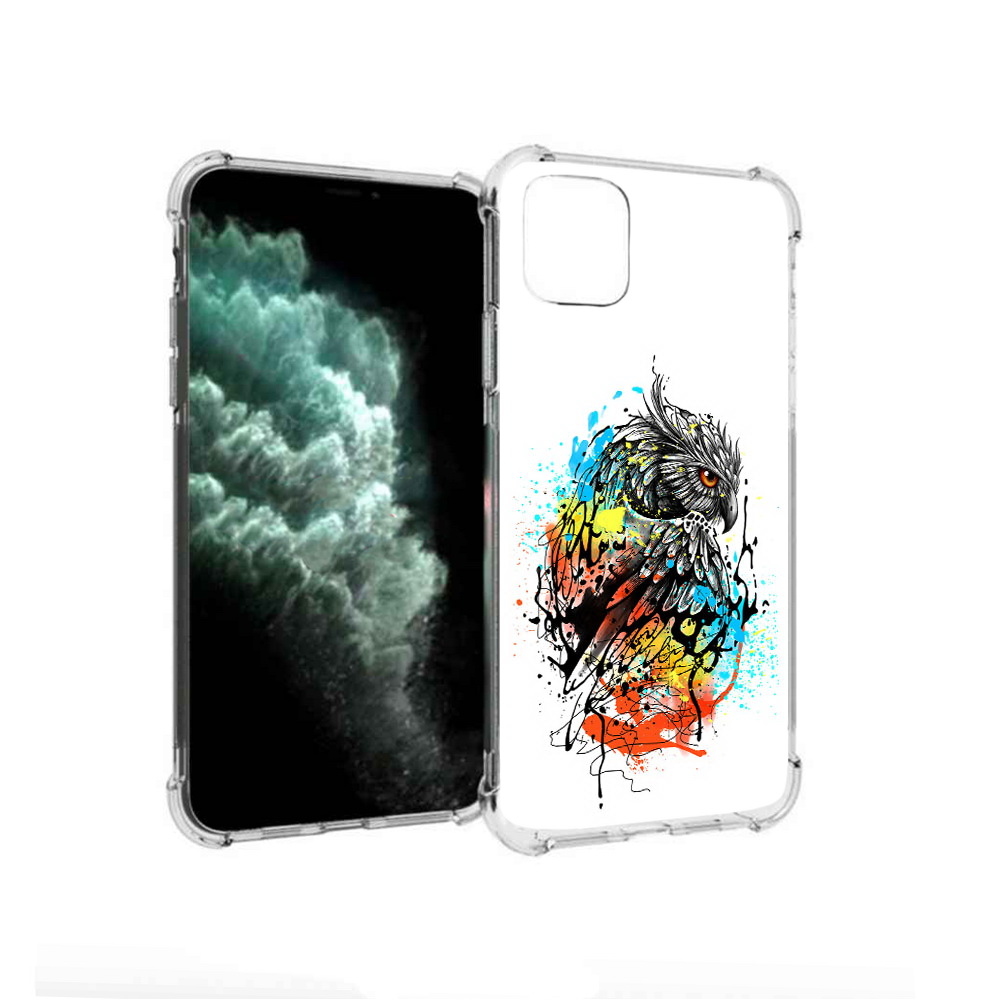 

Чехол MyPads Tocco для Apple iPhone 11 Pro Max Творческая сова (PT142698.615.170), Прозрачный, Tocco
