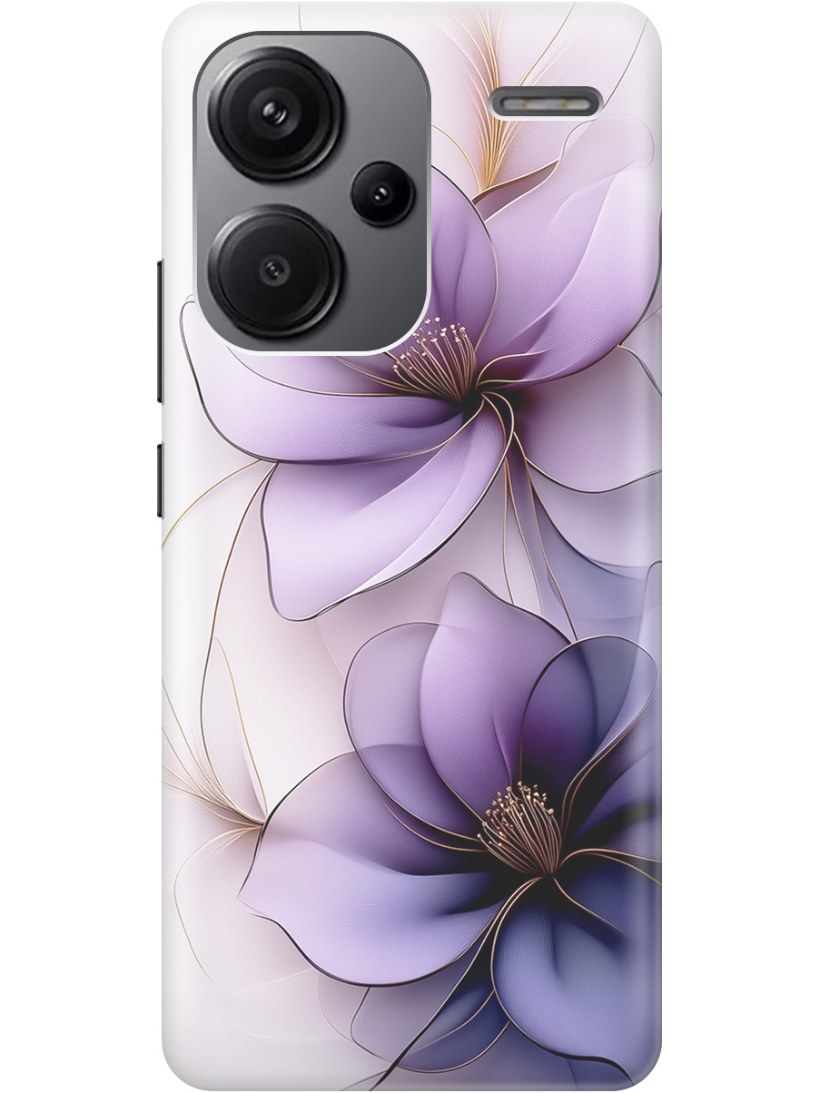 

Силиконовый чехол на Xiaomi Redmi Note 13 Pro + с принтом "Сиреневые цветы", Прозрачный;белый;серый;фиолетовый, 776589221