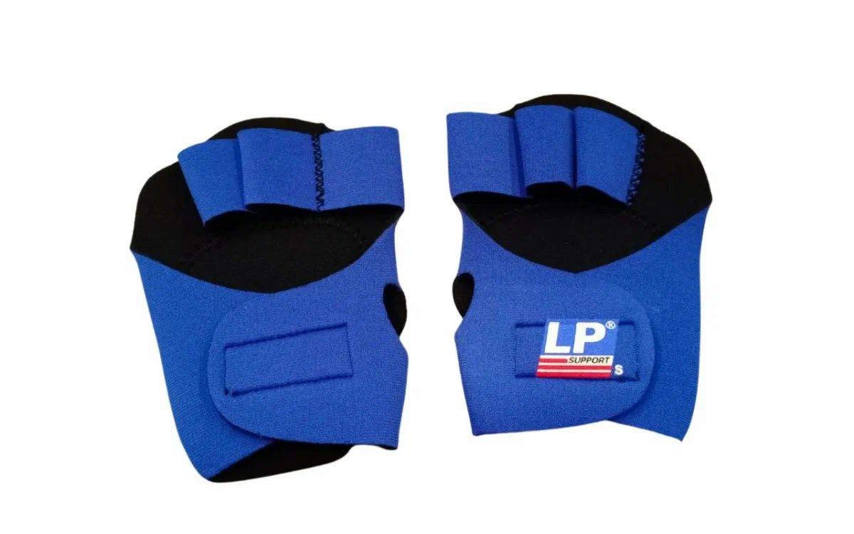 Фитнес перчатки LP 750 р.L (сине-черный)