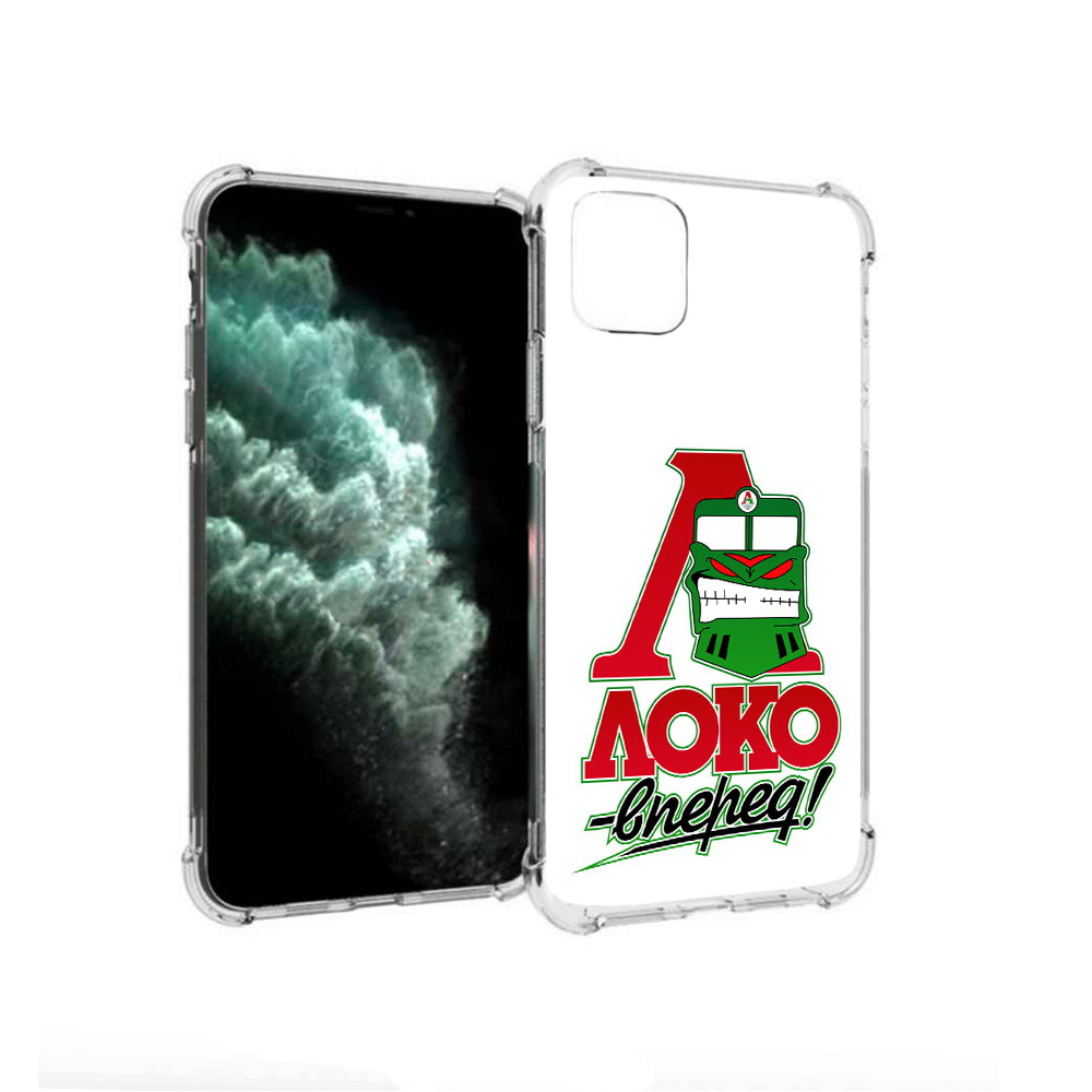 

Чехол MyPads Tocco для Apple iPhone 11 Pro Max ФК локо вперед (PT142698.615.181), Прозрачный, Tocco