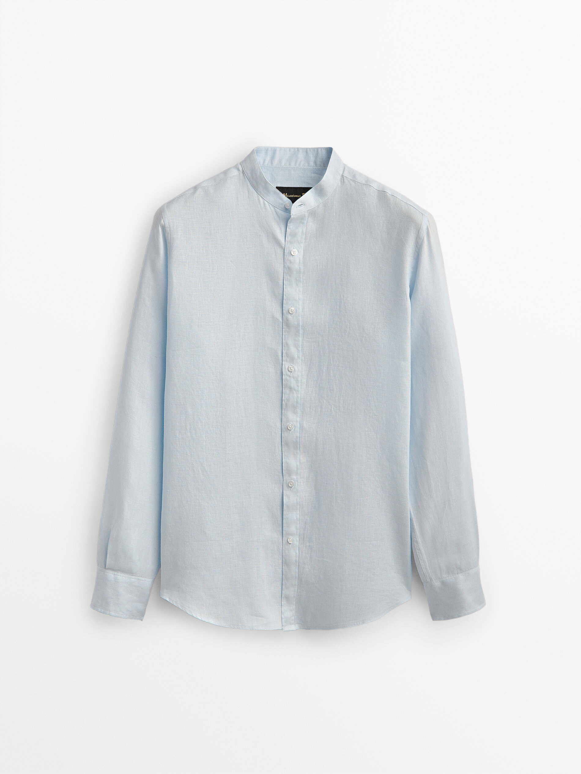 

Рубашка мужская Massimo Dutti 00187447390 голубая M, 00187447390