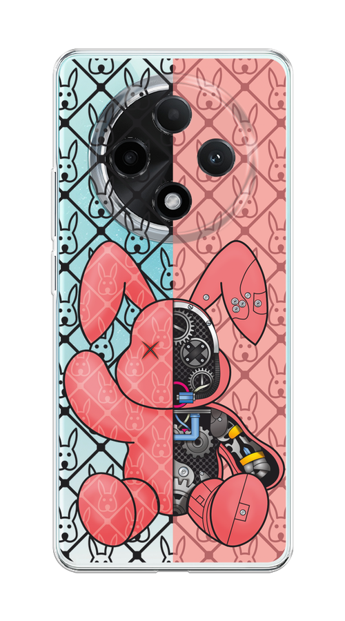 

Чехол на Oppo A3 Pro 5G "Киборг-заяц розовый", Розовый;прозрачный;черный, 2517950-1