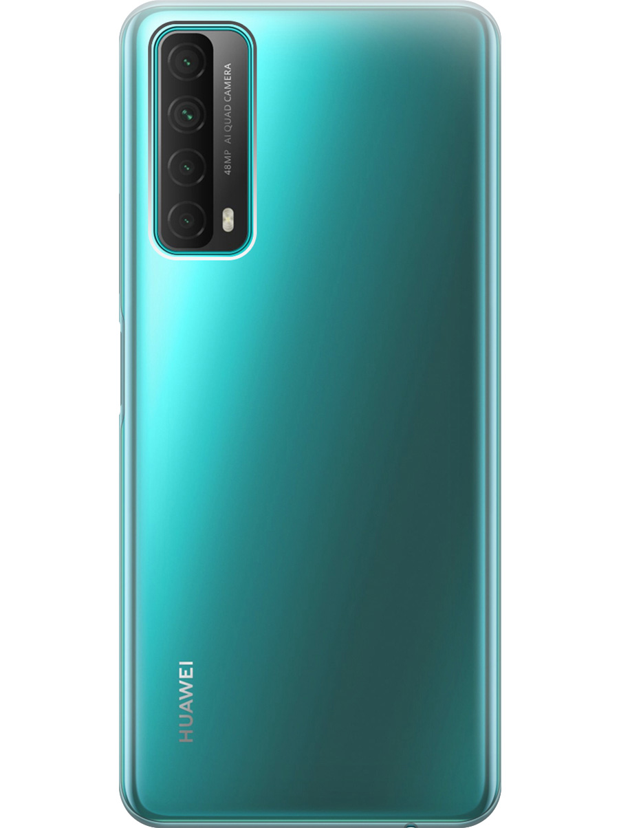 

Силиконовый чехол на Huawei P Smart (2021) прозрачный, 723603031