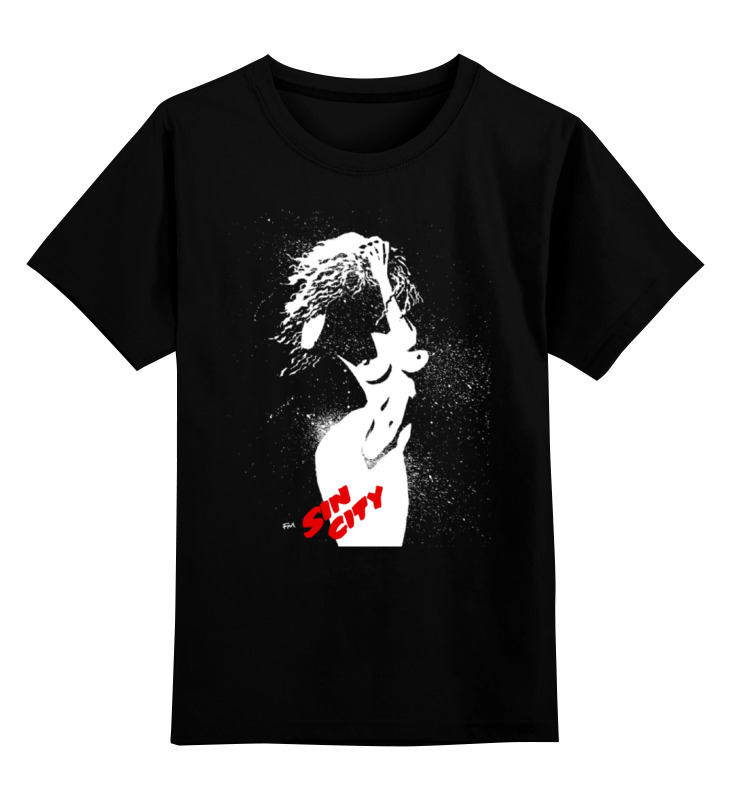 

Футболка детская Printio Sin city / город грехов цв. черный р. 104, Sin city / город грехов