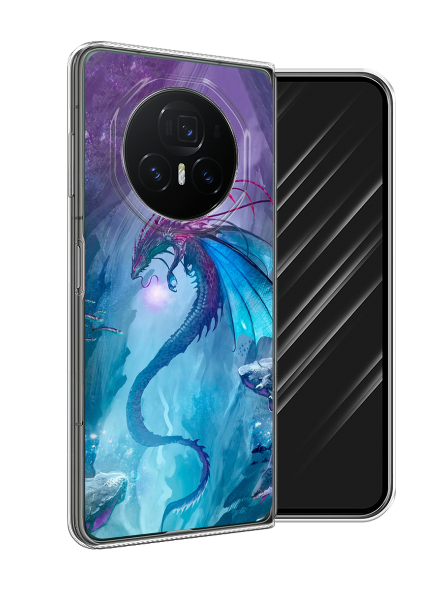 

Чехол Awog на Honor Magic V3 "Водный дракон", Голубой;фиолетовый;синий, 6125050-1