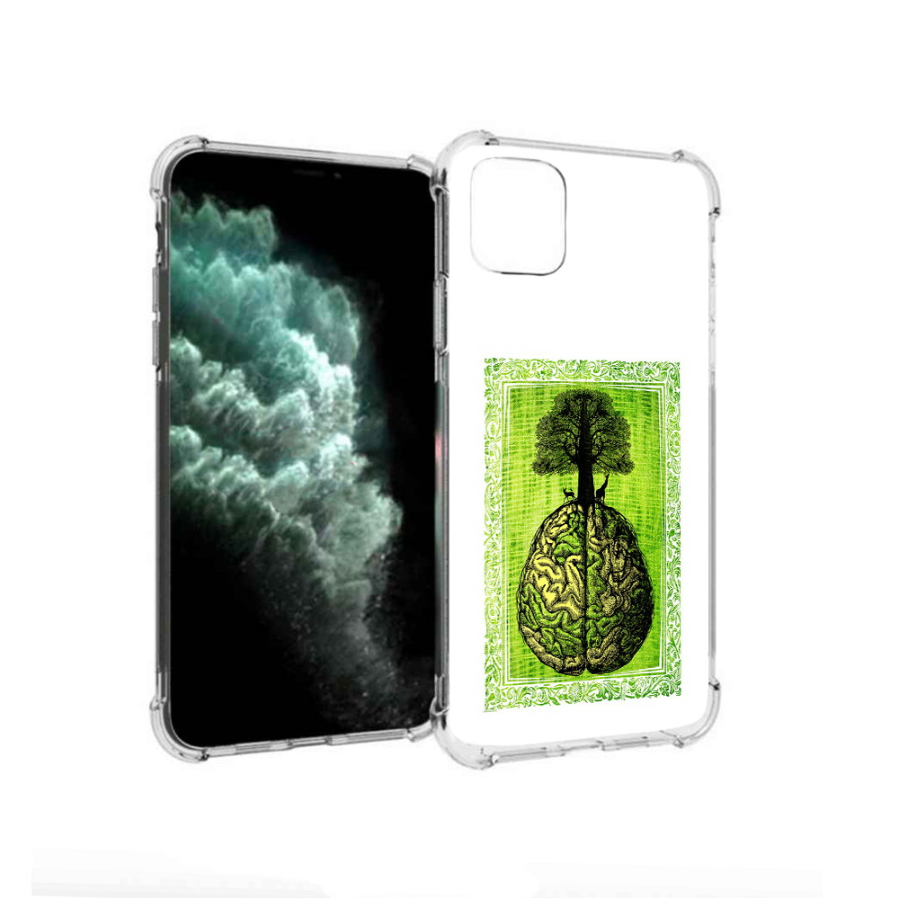 

Чехол MyPads Tocco для Apple iPhone 11 Pro Max абстракция здоровый мозг (PT142698.615.211), Прозрачный, Tocco