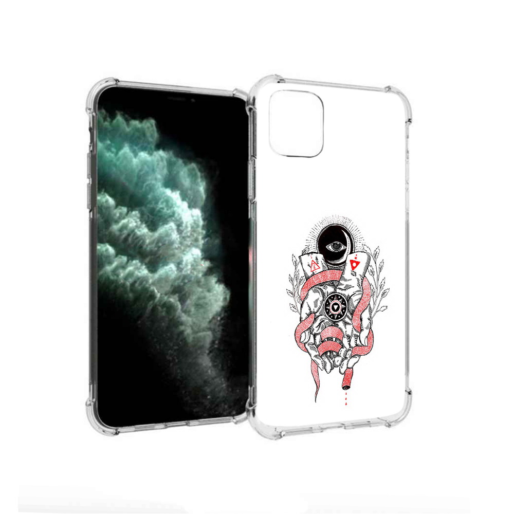 

Чехол MyPads Tocco для Apple iPhone 11 Pro Max абстрация связанные руки (PT142698.615.213), Прозрачный, Tocco