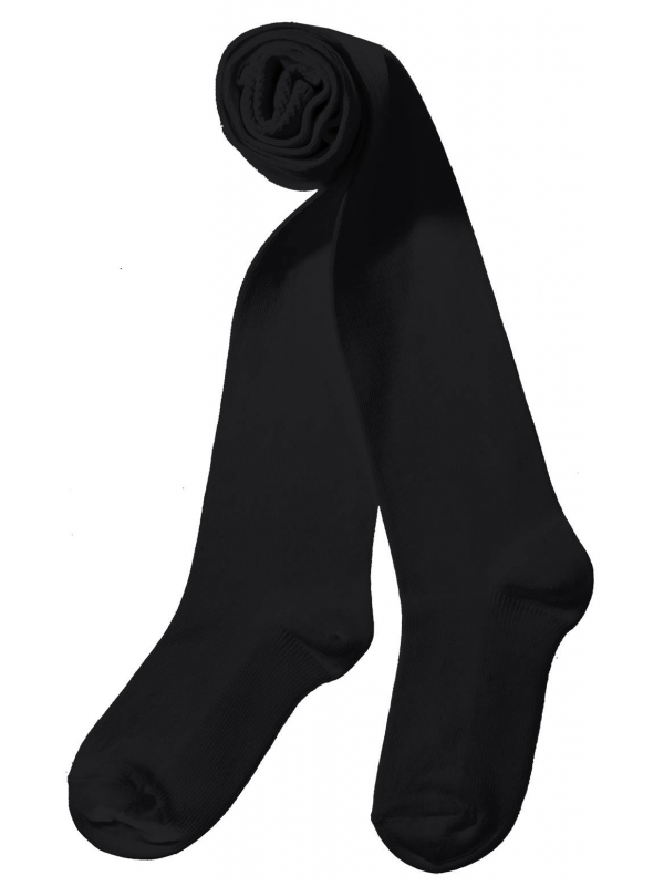 Колготки детские Peppy Woolton К200-0010, черный, 122-128