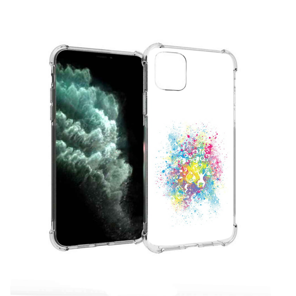 

Чехол MyPads Tocco для Apple iPhone 11 Pro Max акварель абстракция (PT142698.615.214), Прозрачный, Tocco