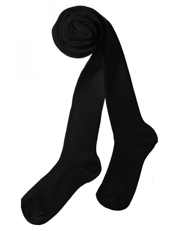 Колготки детские Peppy Woolton К201-0010, черный, 134-140