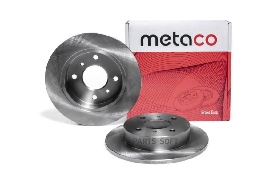 

METACO 3060-045 Диск торм.зад.Nissan Almera N16 2000-2006, Nissan Primera P11E 1996-2002 2