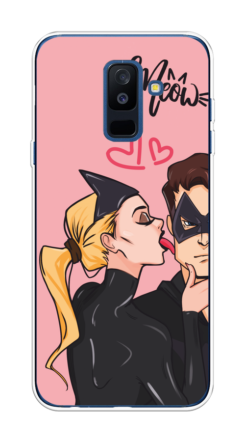 

Чехол Awog на Samsung Galaxy A6 Plus "Kiss of Cat Woman", Розовый;черный;бежевый, 26050-1
