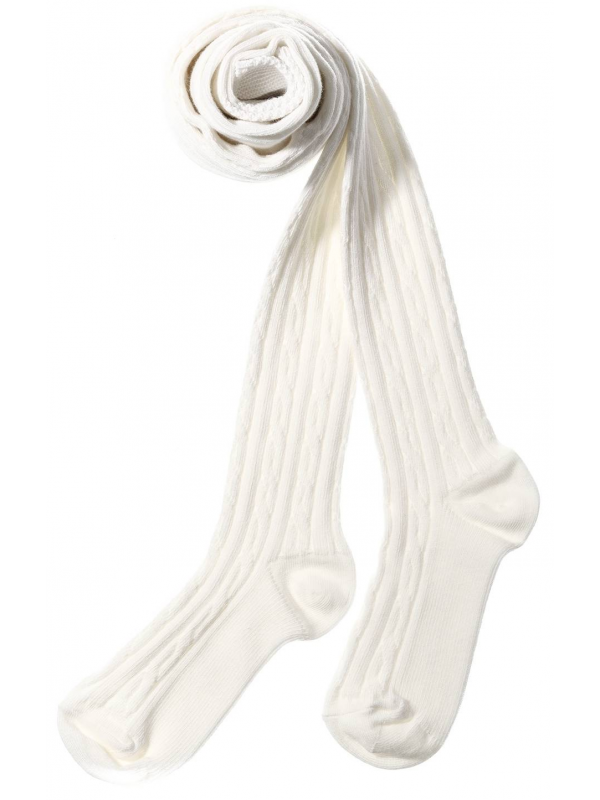 Колготки детские Peppy Woolton К202-0001, белый, 122-128