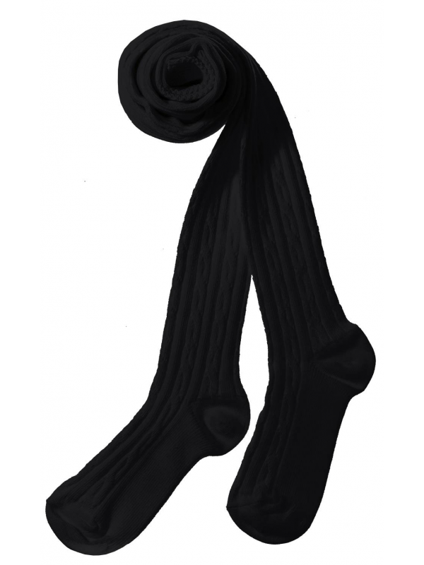 Колготки детские Peppy Woolton К202-0010, черный, 146-152